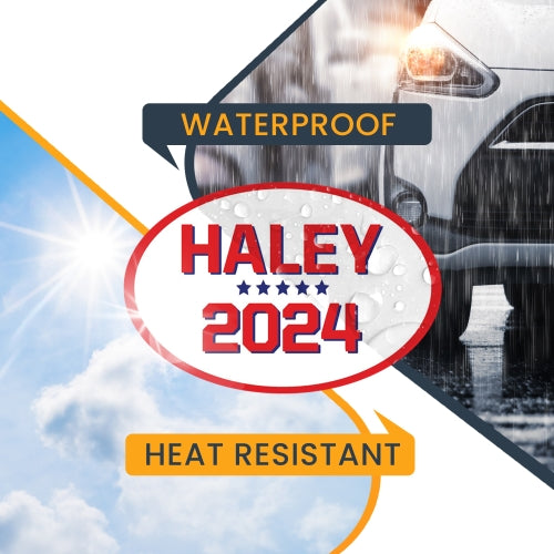 Magnet Me Up Nikki Haley 2024 Republican Party Magnet Decal, 4x6 Inch, Heavy Duty Automotive Magnet for Car Truck SUV Or Any Other Magnetic Surface