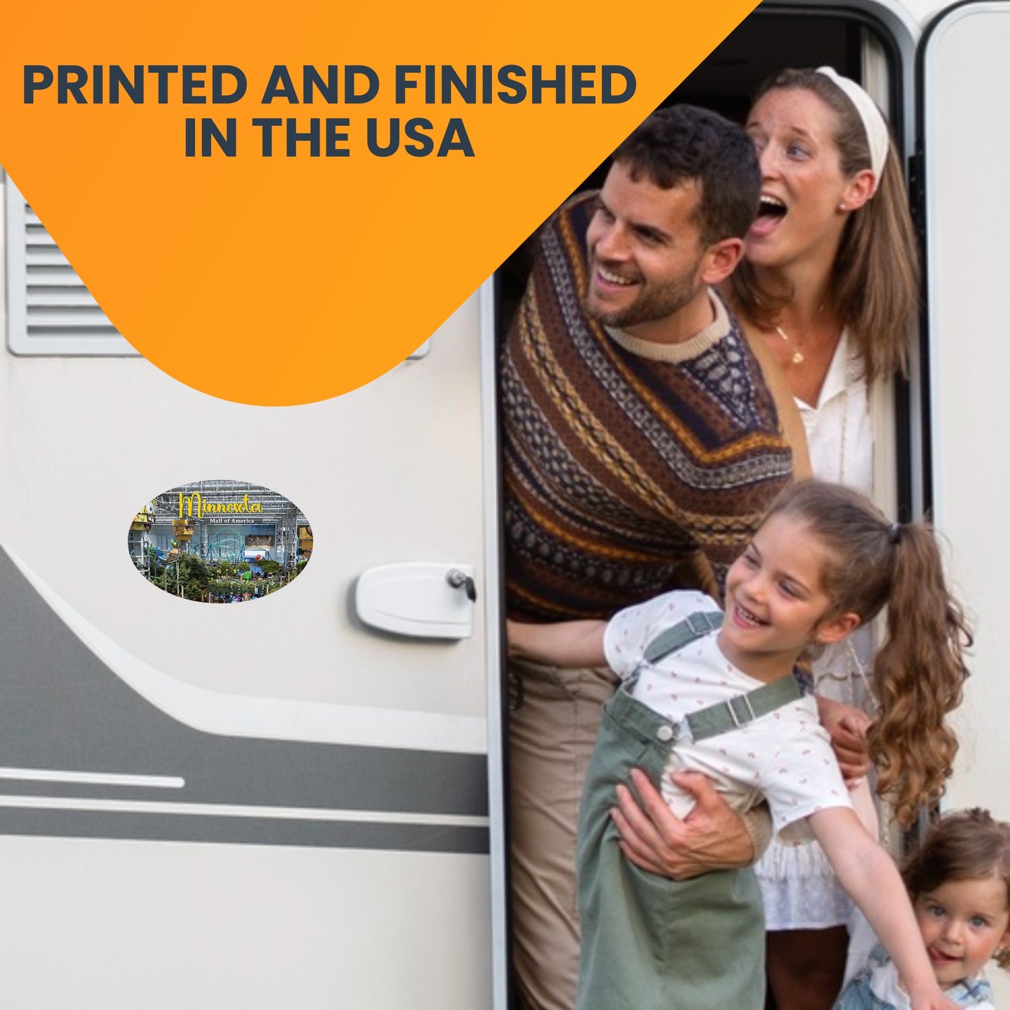 Magnet Me Up Minnesota Mall of America Magnet Decal, Midwest Iconic Shopping Destination, 4x6 inch, Automotive Magnet for Car, Truck, SUV, Great for Gift or Souvenir, Crafted in USA