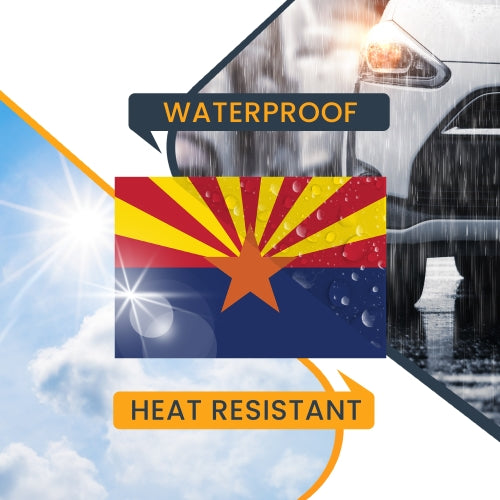 Magnet Me Up Arizona Car Magnet US State Flag Refrigerator 4x6 Locker SUV Heavy Duty Waterproof