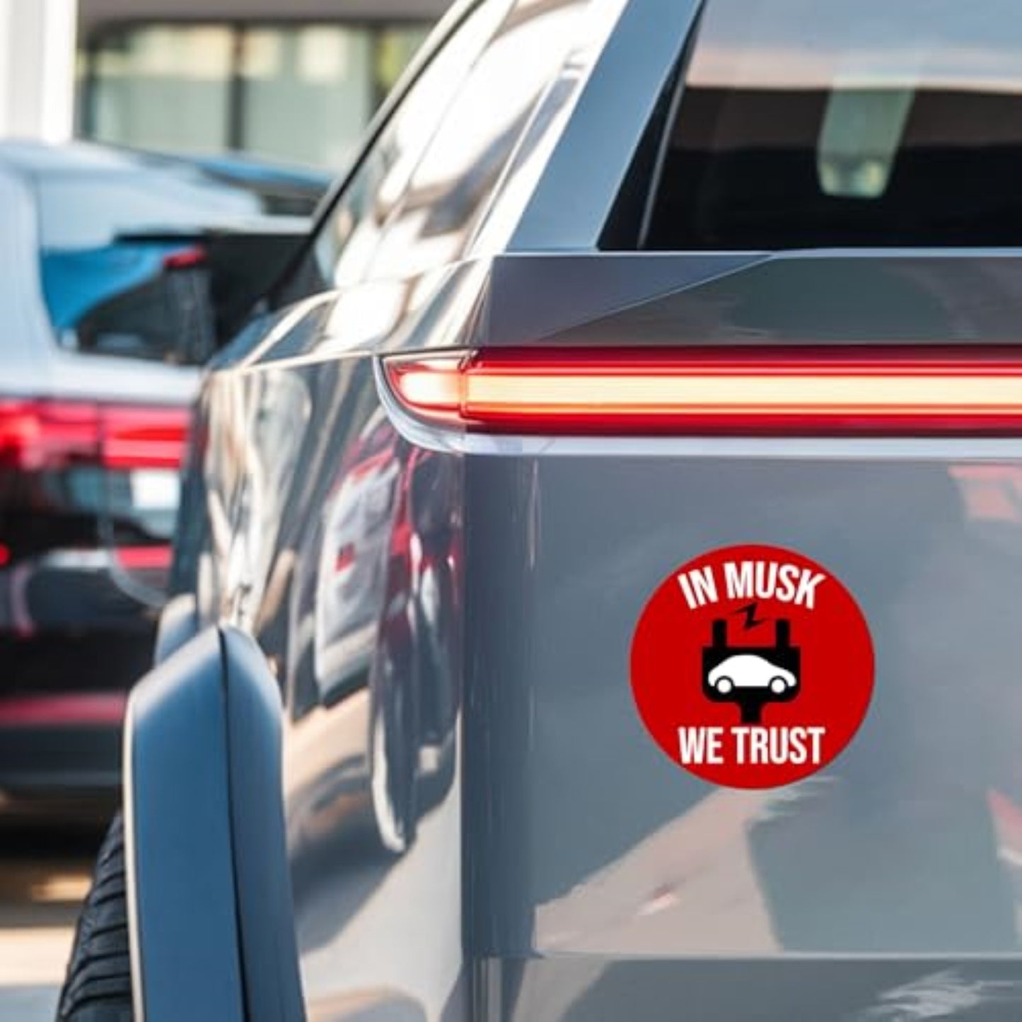 Magnet Me Up in Musk We Trust Magnet – Funny Pro Elon Musk Car Magnet Decal – Durable, Weatherproof Vinyl, UV-Printed for Vibrant Colors 5"