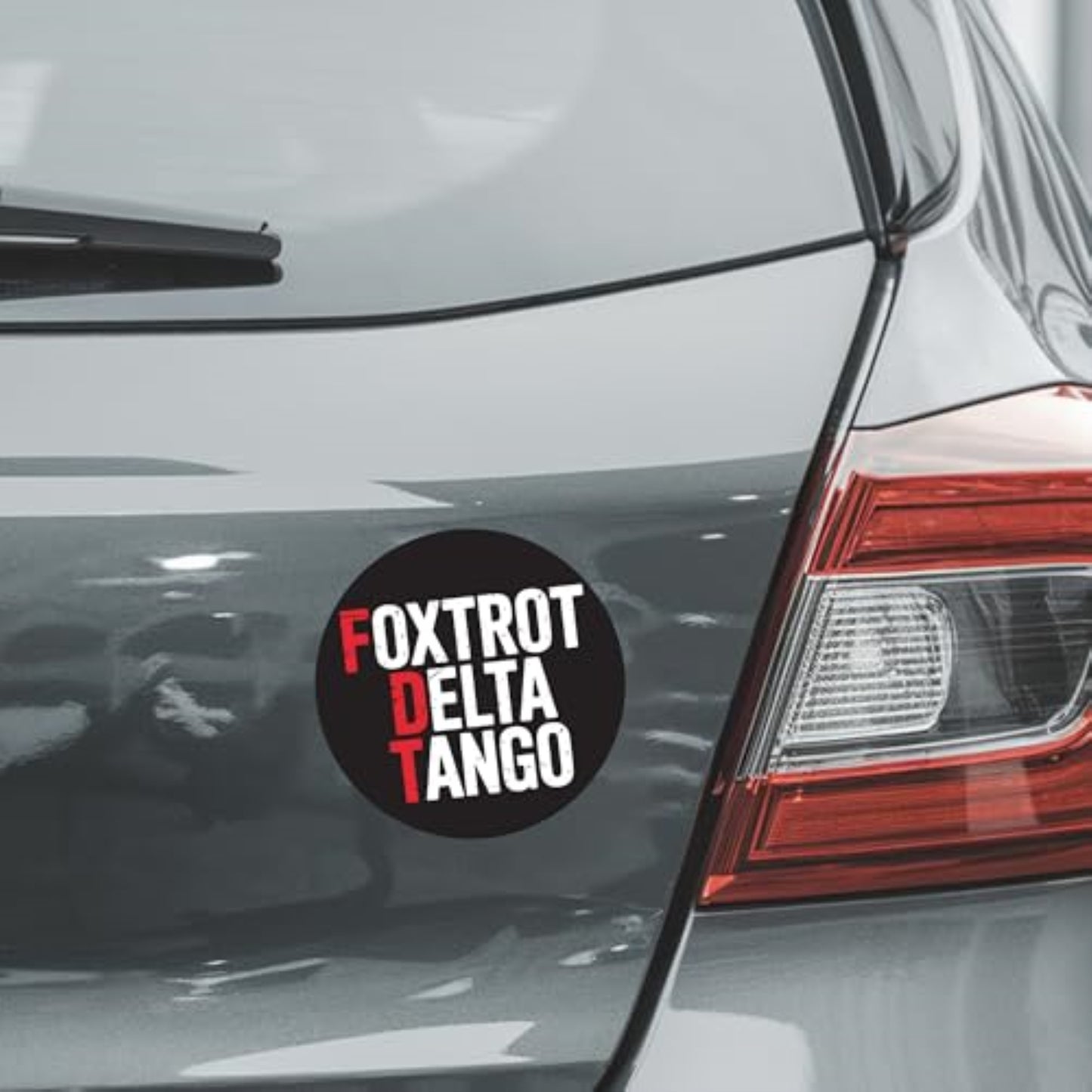 Magnet Me Up FDT Foxtrot Delta Tango Funny Political Magnet, Not My President, 5 Inch Round, Car Magnetic Decal, UV Printed Vinyl, Weatherproof, Truck, Fridge, Locker, Made in USA