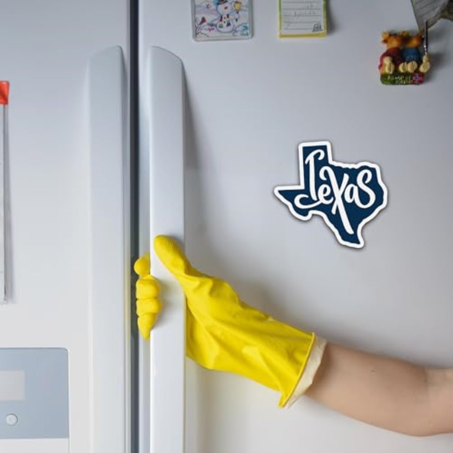 Magnet Me Up Texas State Magnet - 5x5 Inches, Collectible US State Shape Fridge Magnet, Durable Full-Color UV Vinyl, Travel Souvenir Magnetic Decal, Made in The USA, Gift Decor