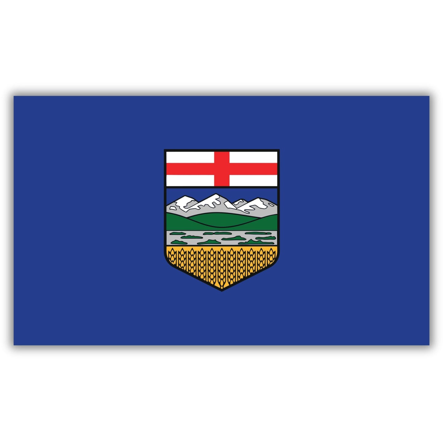 Magnet Me Up Alberta Flag Magnet, 4x6 Inches, Flexible Magnetic Decal, Heavy Duty Vinyl Magnet for Car, Truck, SUV, Fridge, Locker, Canadian Province Souvenir, Made in USA