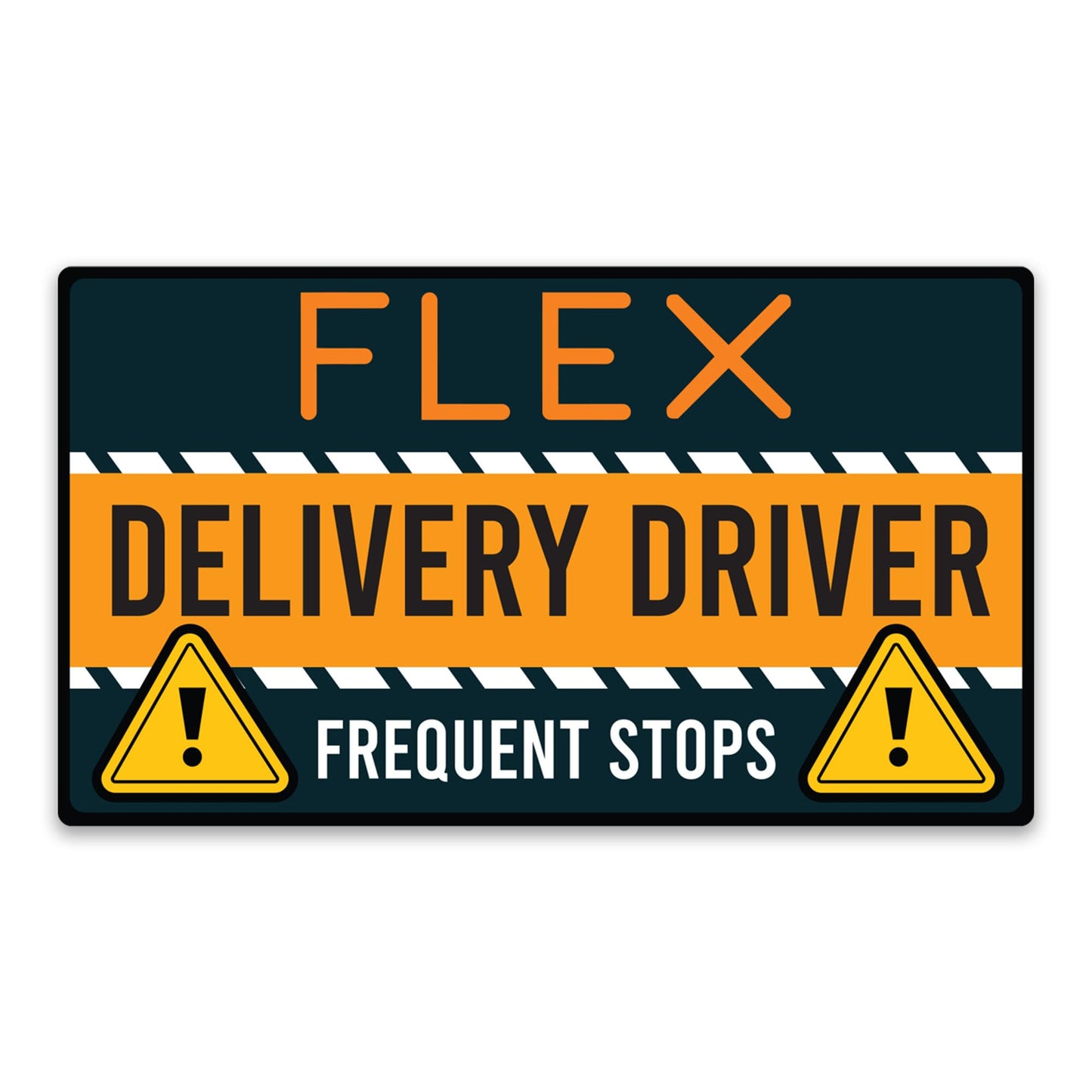 Magnet Me Up Flex Delivery Driver Automotive Magnet Decal, 8x4.5 inches, Automotive Magnet for Car, Truck, SUV, Vehicle Safety Sign for Flex Delivery Driver, Crafted in USA