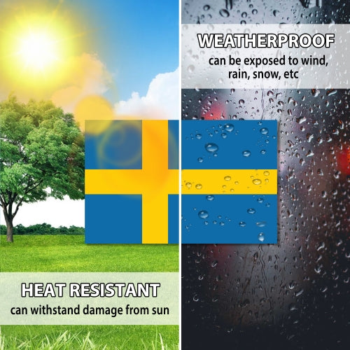 Sweden Swedish Flag Car Magnet Decal 4 x 6 Heavy Duty for Car Truck SUV