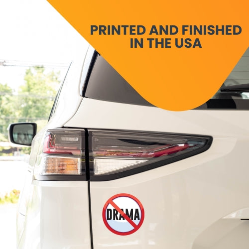Magnet Me Up No Drama, Drama Free Zone Magnet Decal, 5 Inch, Heavy Duty Automotive Magnet for Car Truck SUV Or Any Other Magnetic Surface
