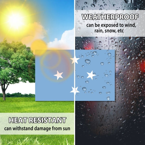 Micronesia Flag Car Magnet Decal - 4 x 6 Heavy Duty for Car Truck SUV
