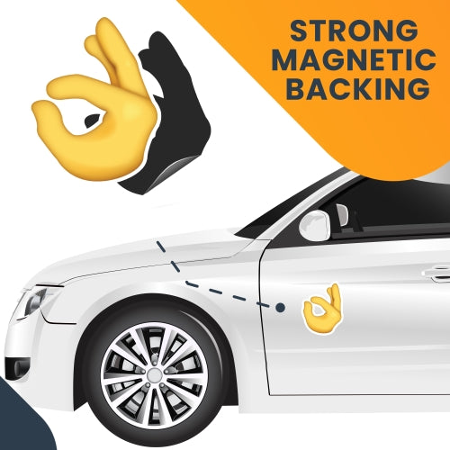 Magnet Me Up Perfect Hand Emoticon Magnet Decal Perfect for Car or Truck