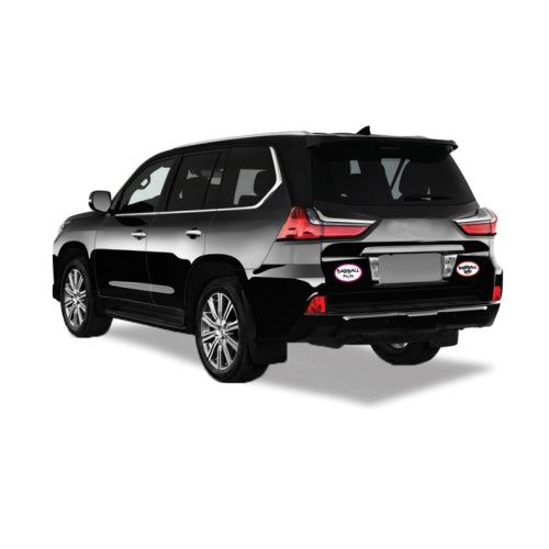 Baseball Mom and Baseball Dad - Combo Pack -Car Magnets 4 x 6 Oval Heavy Duty for Car Truck SUV Waterproof …