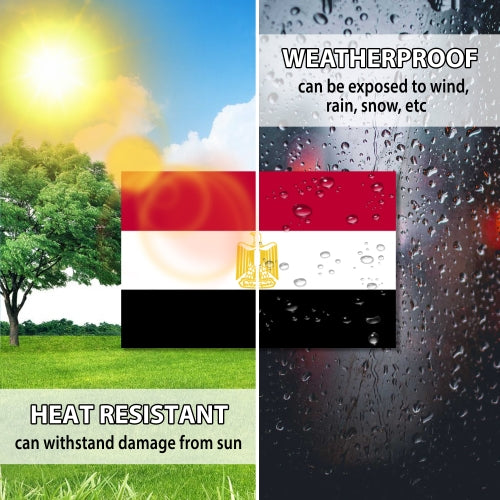 Egypt Egyptian Flag Car Magnet Decal - 4 x 6 Heavy Duty for Car Truck SUV