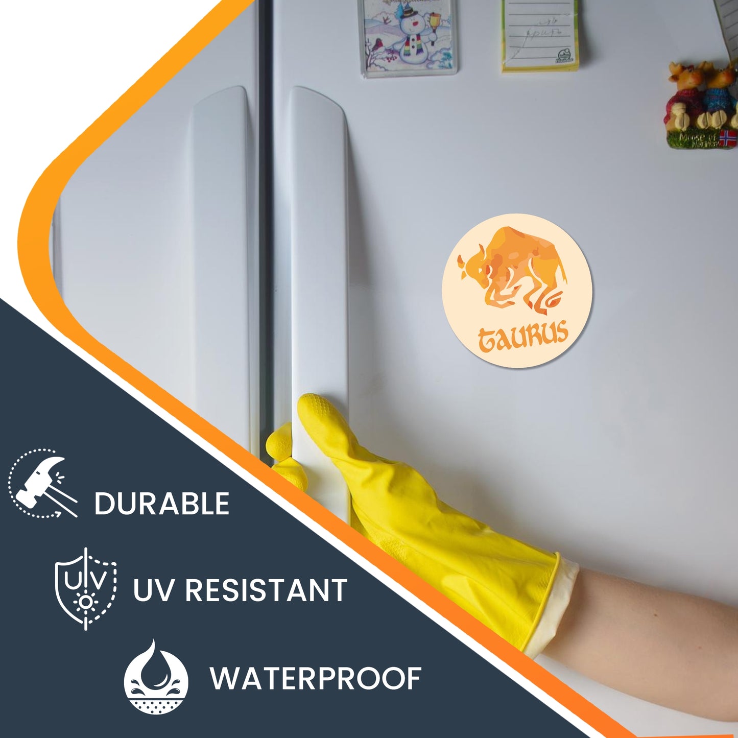 Magnet Me Up Taurus 5" Round Magnet Heavy Duty for Car Truck SUV Waterproof