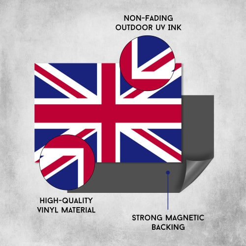 British Flag Car Magnet Decal 4 x 6 Heavy Duty for Car Truck SUV …