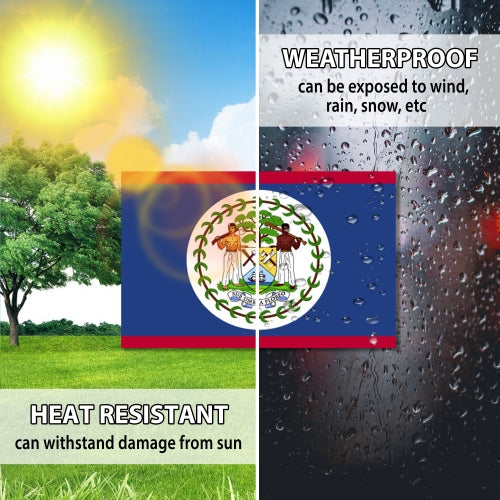 Belize Flag Car Magnet Decal - 4 x 6 Heavy Duty for Car Truck SUV …
