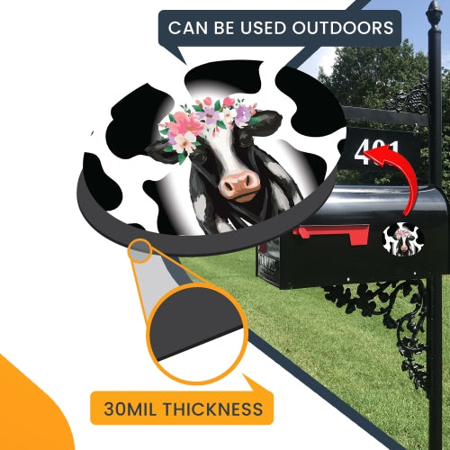 Magnet Me Up Cow Print Magnet Decal, 4x6 Inches, Heavy Duty Automotive Magnet for Car Truck SUV