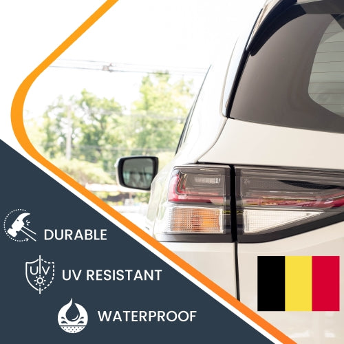 Magnet Me Up Belgium- Belgian Brussels Flag Car Magnet Decal, 4x6 Inches, Heavy Duty Automotive Magnet for Car, Truck SUV