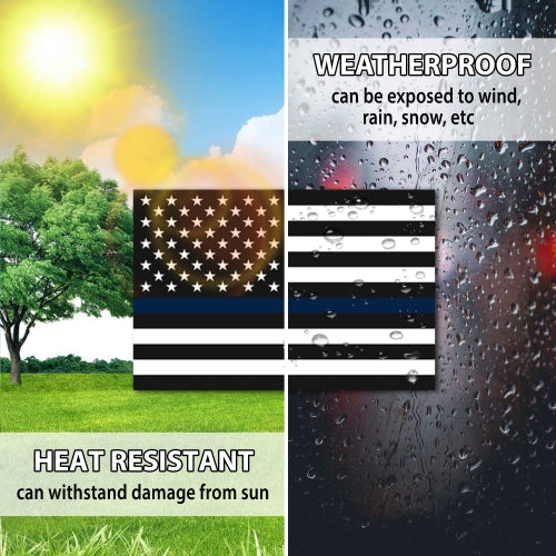Magnet Me Up Thin Blue Line American Flag 4x6 Magnet Decal-Heavy Duty for Car Truck SUV