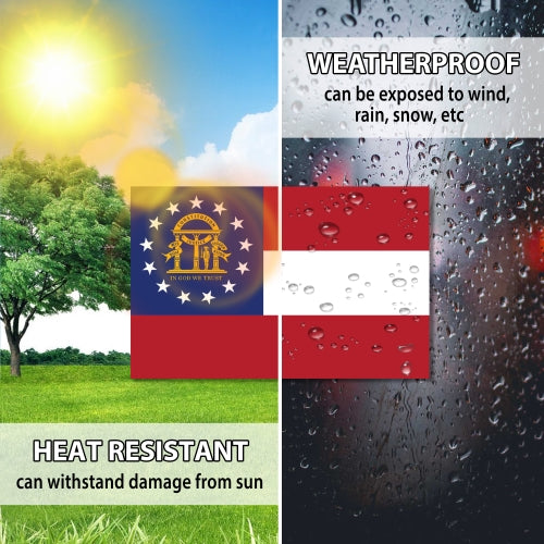 Magnet Me Up Georgia Car Magnet Decal US State Flag 4x6 Refrigerator Locker SUV Heavy Duty Waterproof