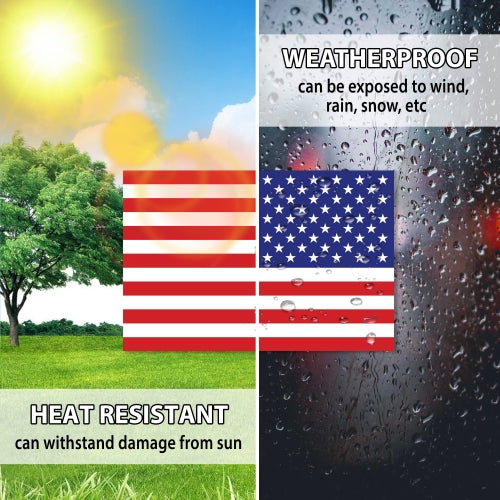 Magnet Me Up Reverse American Flag Car Magnet Decal -4x6 Heavy Duty for Car Truck SUV