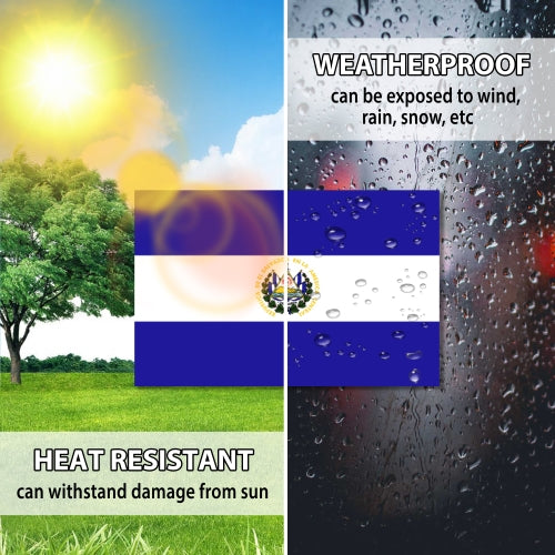 El Salvador Flag Car Magnet Decal - 4 x 6 Heavy Duty for Car Truck SUV …