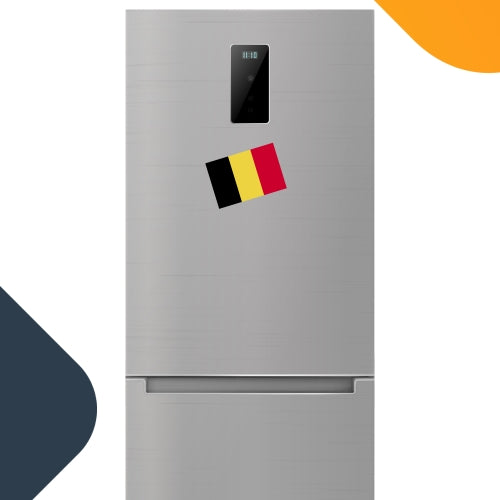 Magnet Me Up Belgium- Belgian Brussels Flag Car Magnet Decal, 4x6 Inches, Heavy Duty Automotive Magnet for Car, Truck SUV