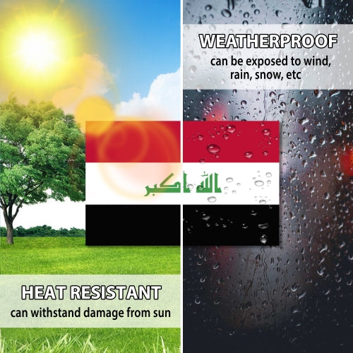 Iraq Iraqi Flag Car Magnet Decal - 4 x 6 Heavy Duty for Car Truck SUV …