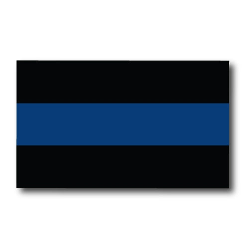 Thin Blue Line and Thin Blue Line American Flag Magnet Decal 3x5 - Heavy Duty for Car Truck SUV - 2 Pack - In Support of Police and Law Enforcement Officers …
