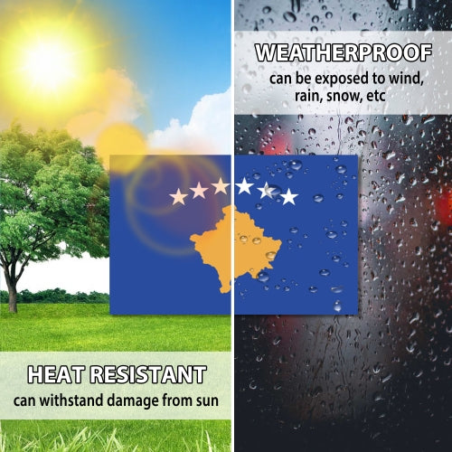 Kosovo Flag Car Magnet Decal - 4 x 6 Heavy Duty for Car Truck SUV …