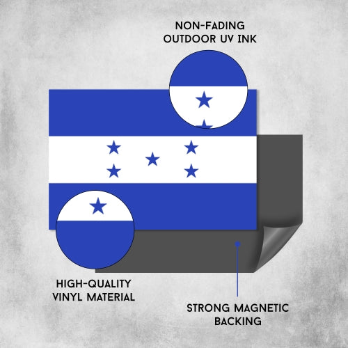Honduras Flag Car Magnet Decal - 4 x 6 Heavy Duty for Car Truck SUV …
