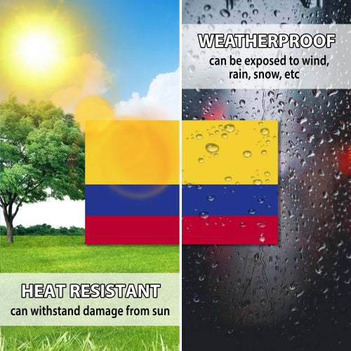 Columbia Columbian Flag Car Magnet Decal - 4 x 6 Heavy Duty for Car Truck SUV...