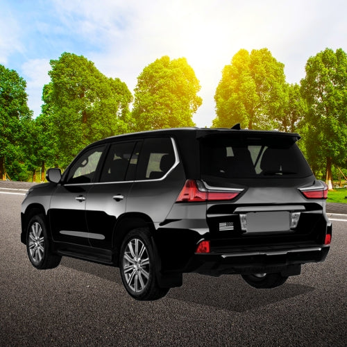 Black and White Reverse American Flag Car Magnet Decal - 3 x 5 Heavy Duty for Car Truck SUV