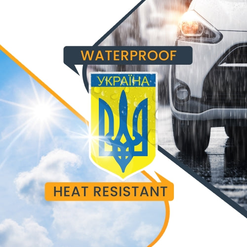 Magnet Me Up Ukrainian Coat of Arms 3.8x6 Magnet Heavy Duty for Car Truck SUV