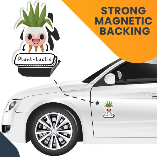 Magnet Me Up Plant-Tastic Cute Funny Plant Succulent Magnet Decal, 5 inches, Heavy Duty Automotive Magnet for Car Truck SUV Or Any Other Magnetic Surface