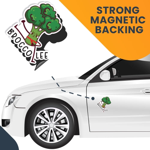 Magnet Me Up Brocco-Lee Cute Funny Plant Succulent Magnet Decal, 5 inches, Heavy Duty Automotive Magnet for Car Truck SUV Or Any Other Magnetic Surface