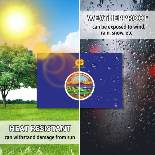 Magnet Me Up Kansas Car Magnet Decal US State Flag 4x6 Refrigerator Locker SUV Heavy Duty Waterproof