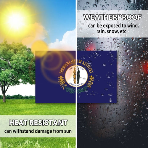 Magnet Me Up Kentucky Car Magnet Decal US State Flag 4x6 Refrigerator Locker SUV Heavy Duty Waterproof