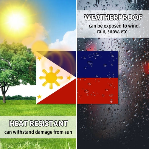 Phillipines Flag Car Magnet Decal - 4 x 6 Heavy Duty for Car Truck SUV