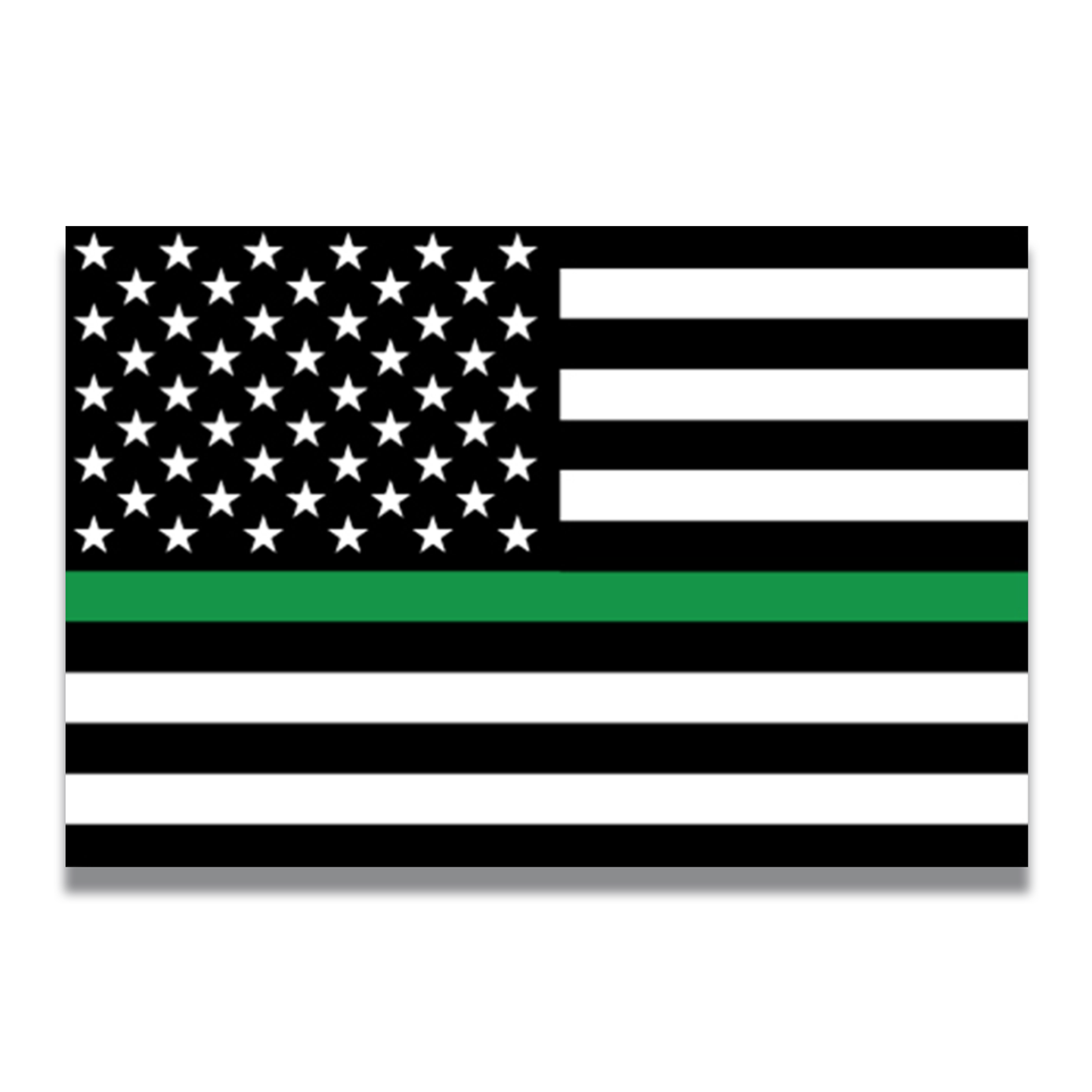 Thin Green Line American Flag Magnet Decal 4x6 Heavy Duty for Car Truck SUV - In Support of Feds, Our US Border Patrol Agents and Rangers …