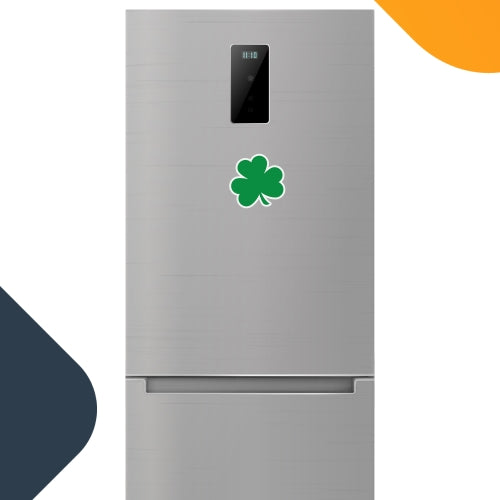 Green Shamrock Car Magnet 5-3/4" Decal - Heavy Duty for Car Truck SUV …