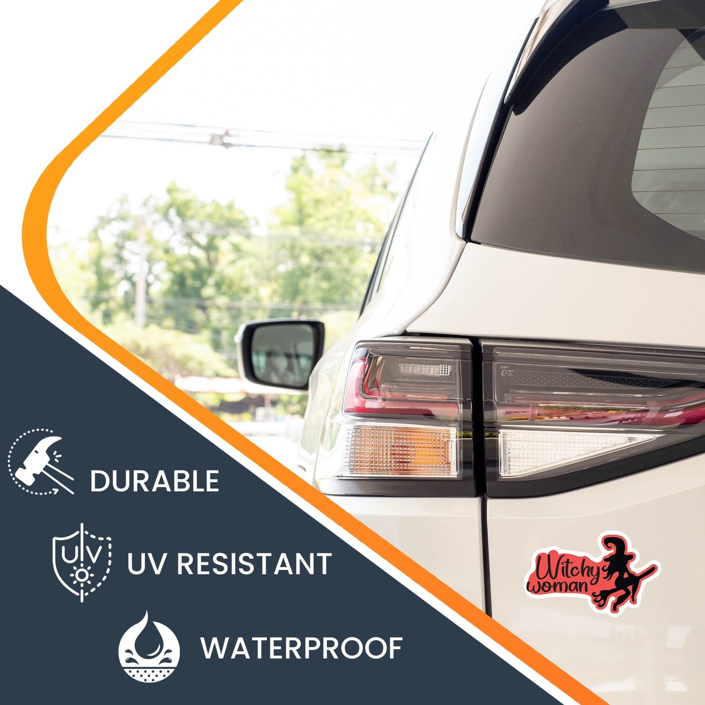 Magnet Me Up Halloween Witchy Woman Spooky Funny Holiday Magnet Decal, 5x3 Inches, Heavy Duty Automotive Magnet for Car Truck SUV Or Any Other Magnetic Surface