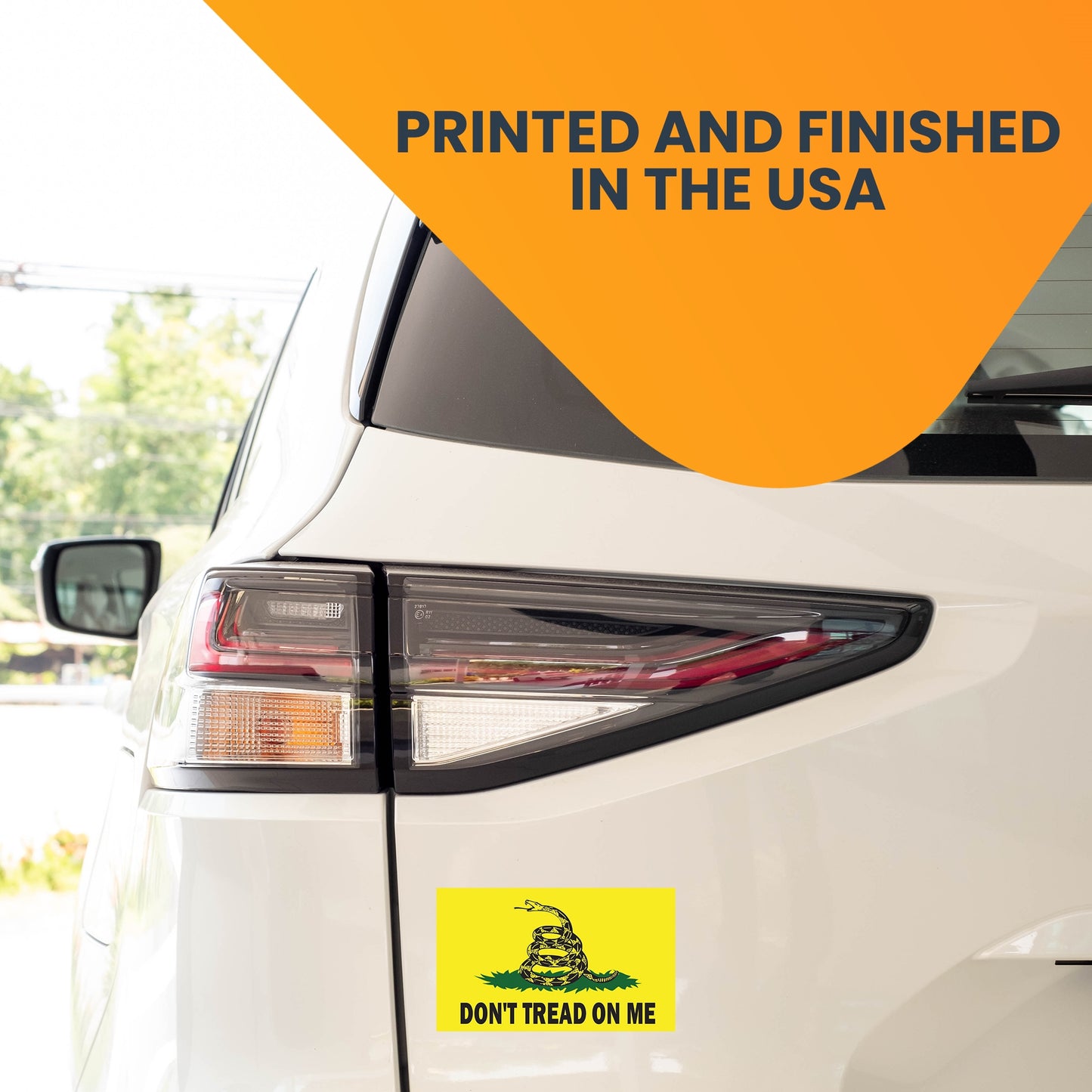 Don't Tread on Me Gadsden Flag 3 x 5 Car Magnet Decal - Heavy Duty for Car Truck SUV