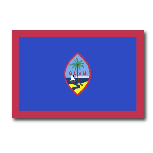 Guam Flag Car Magnet Decal - 4 x 6 Heavy Duty for Car Truck SUV …