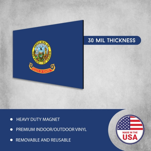 Magnet Me Up Idaho Car Magnet Decal US State Flag 4x6 Refrigerator Locker SUV Heavy Duty Waterproof