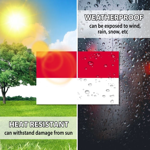 Monaco Flag Car Magnet Decal - 4 x 6 Heavy Duty for Car Truck SUV …