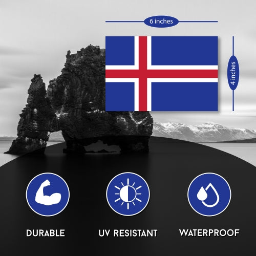 Iceland Flag Car Magnet Decal - 4 x 6 Heavy Duty for Car Truck SUV …