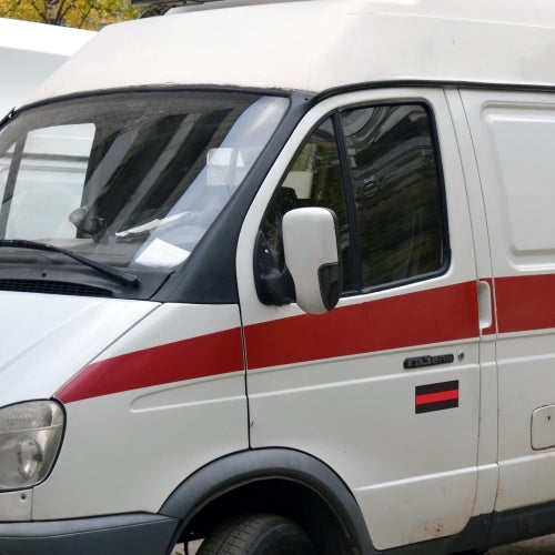 Thin Red Line 2PK Magnet Decal - 3 x 5 Heavy Duty for Car Truck SUV - in Support of Our Firefighters and Local Fire Departments