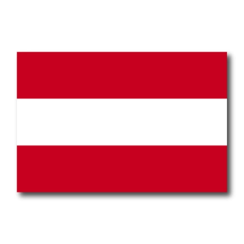 Austria Austrian Flag Car Magnet Decal - 4 x 6 Heavy Duty for Car Truck SUV