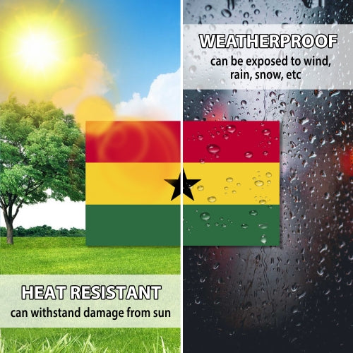 Ghana Flag Car Magnet Decal - 4 x 6 Heavy Duty for Car Truck SUV …