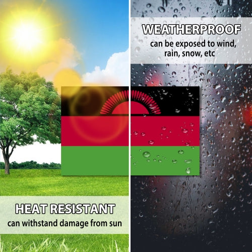 Malawi Flag Car Magnet Decal - 4 x 6 Heavy Duty for Car Truck SUV …