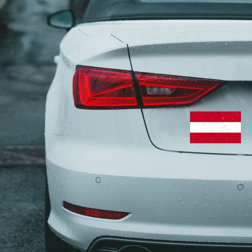 Austria Austrian Flag Car Magnet Decal - 4 x 6 Heavy Duty for Car Truck SUV