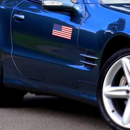 Magnet Me Up American Flag Magnet Decal 3x5 -4 Pack-Heavy Duty for Car Truck SUV